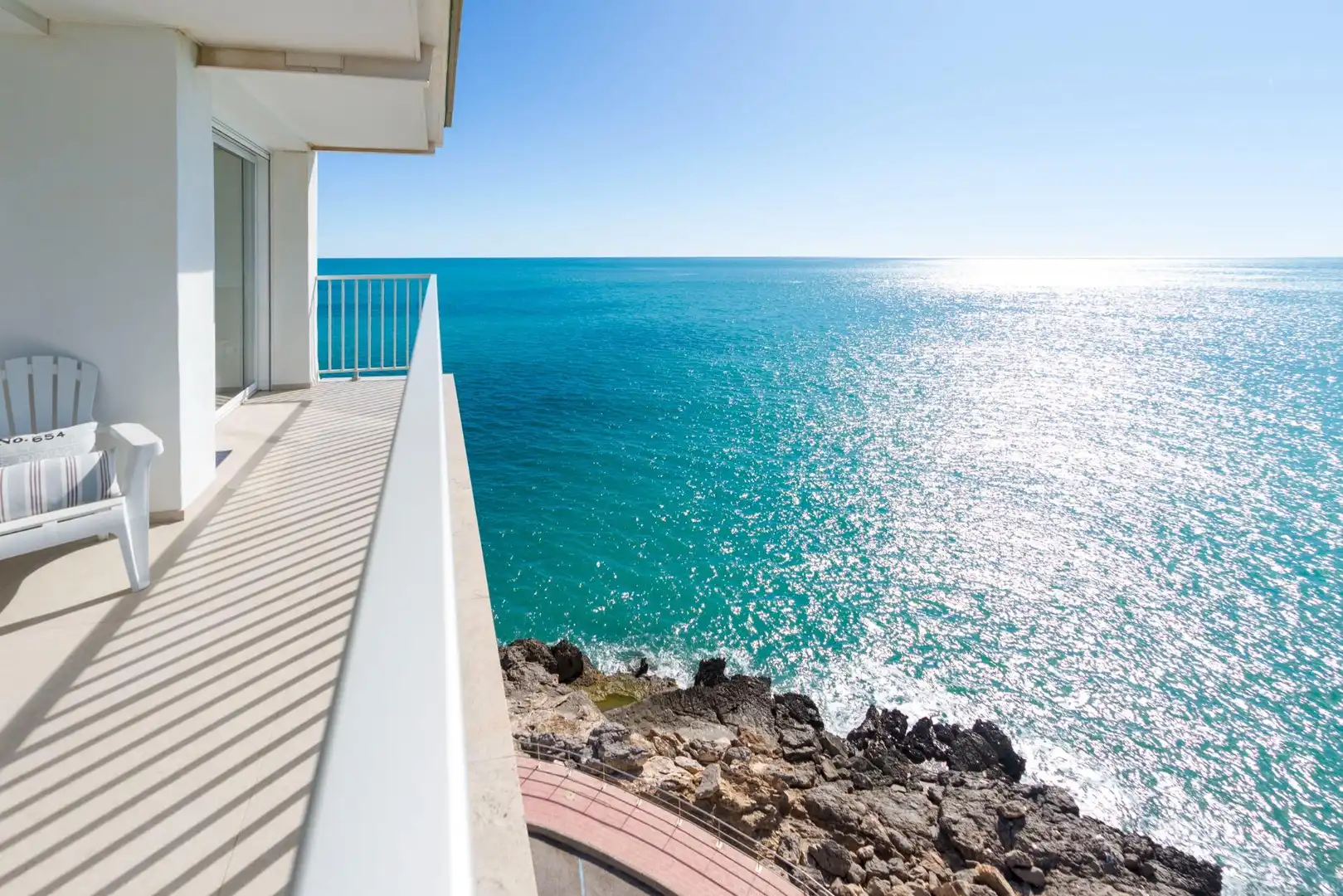 Terrassa de Apartament en venda en Oropesa del Mar / Orpesa amb Jardí privat, Terrassa i Traster
