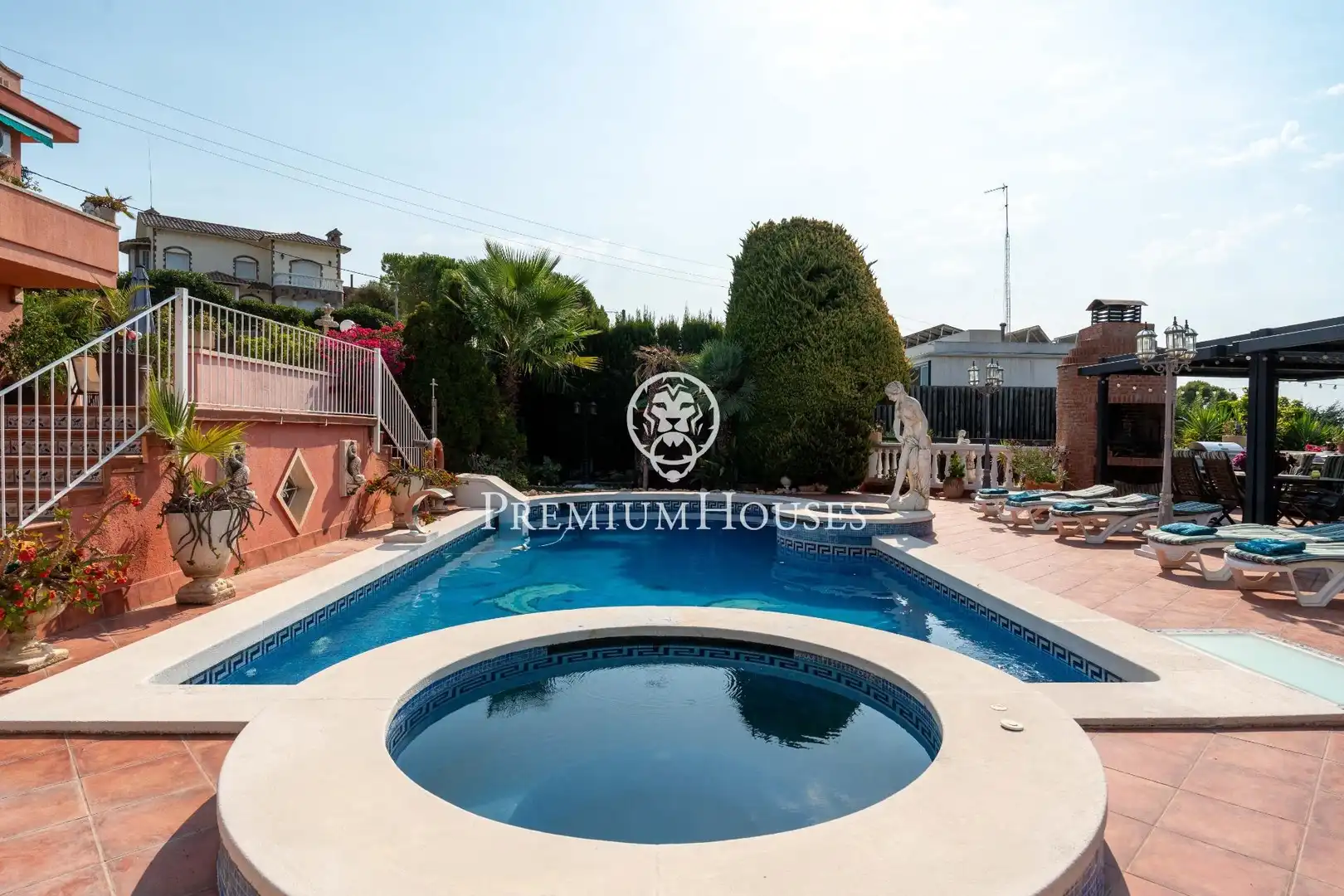 Swimming pool of Houses for sale in Gavà  with Heating, Private garden and Terrace