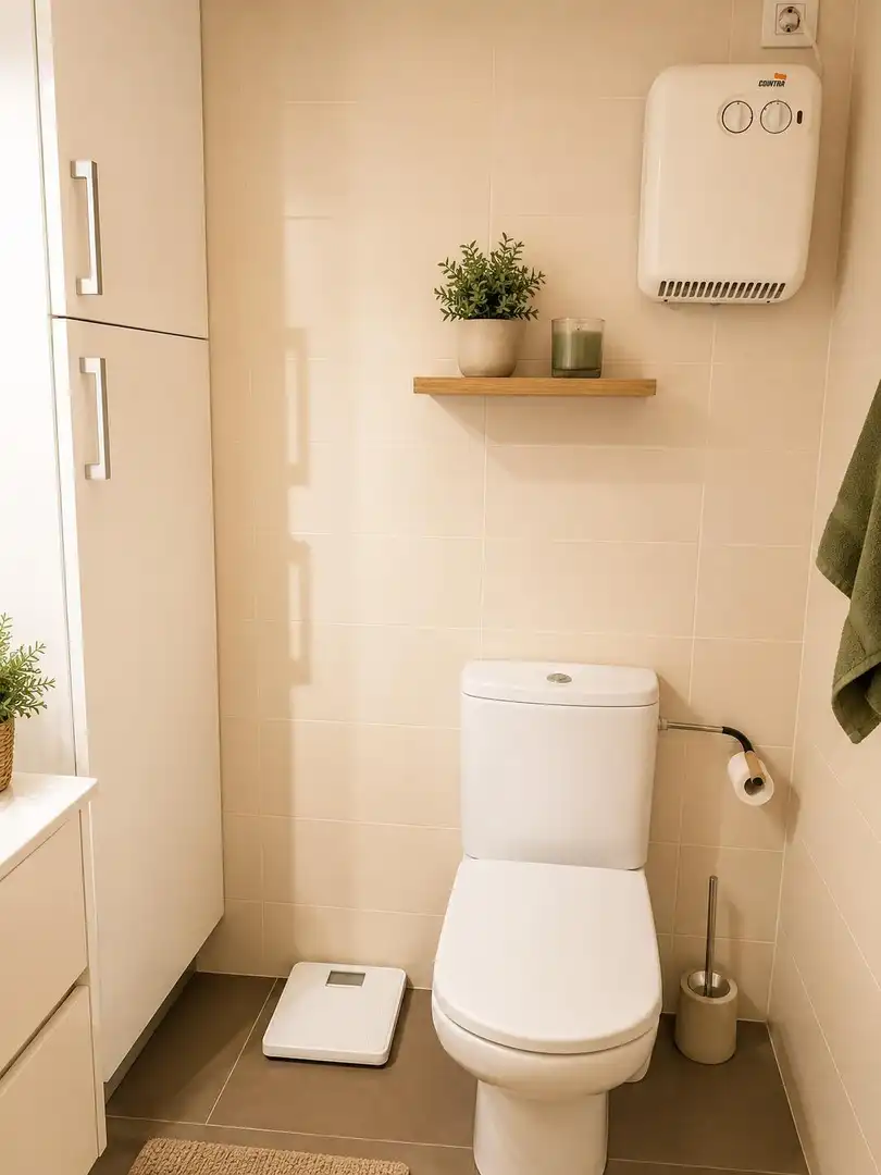 Baño de Ático en venta en Calonge i Sant Antoni con Calefacción, Jardín privado y Terraza