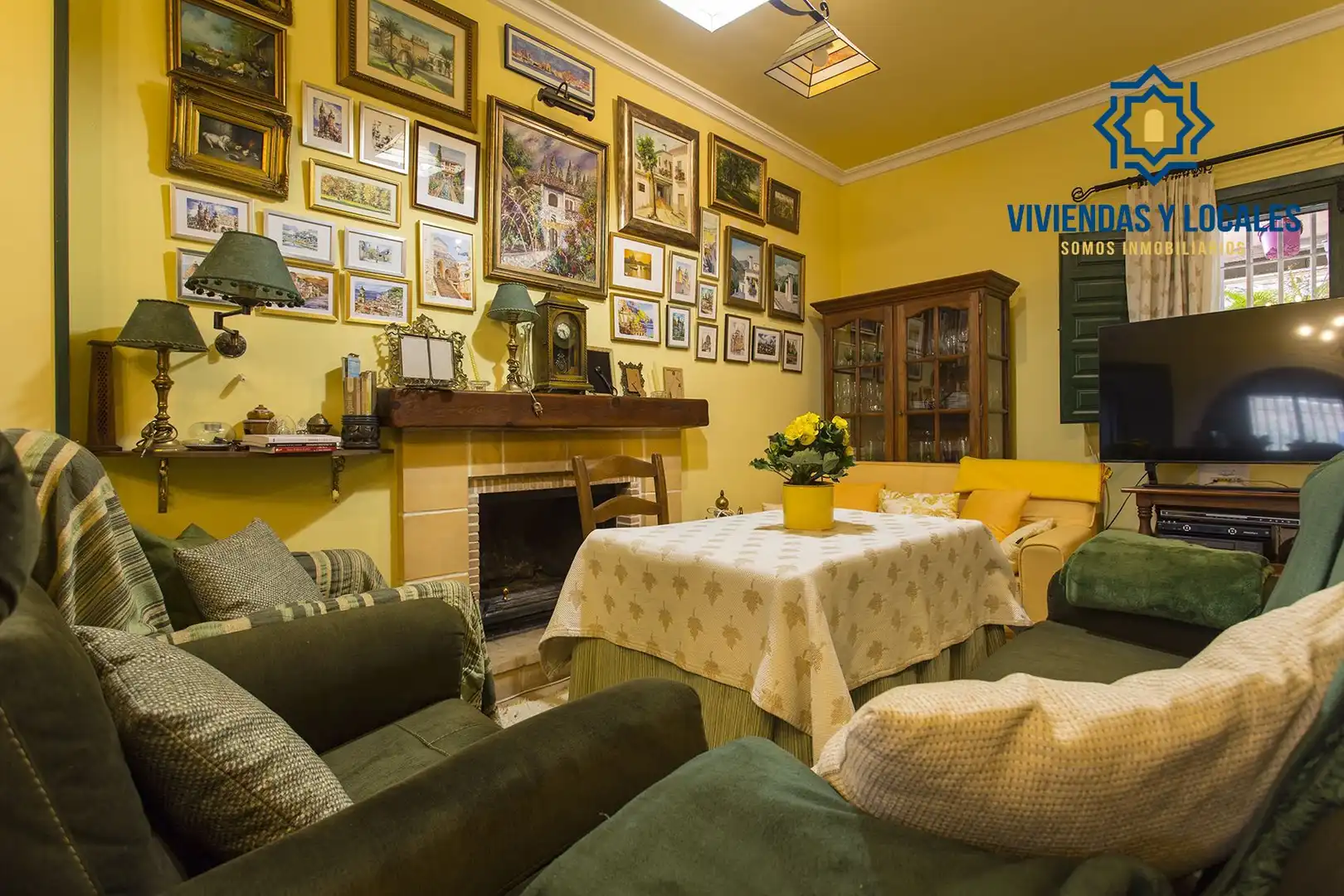 Comedor de Finca rústica en venta en Chauchina con Jardín privado, Terraza y Piscina