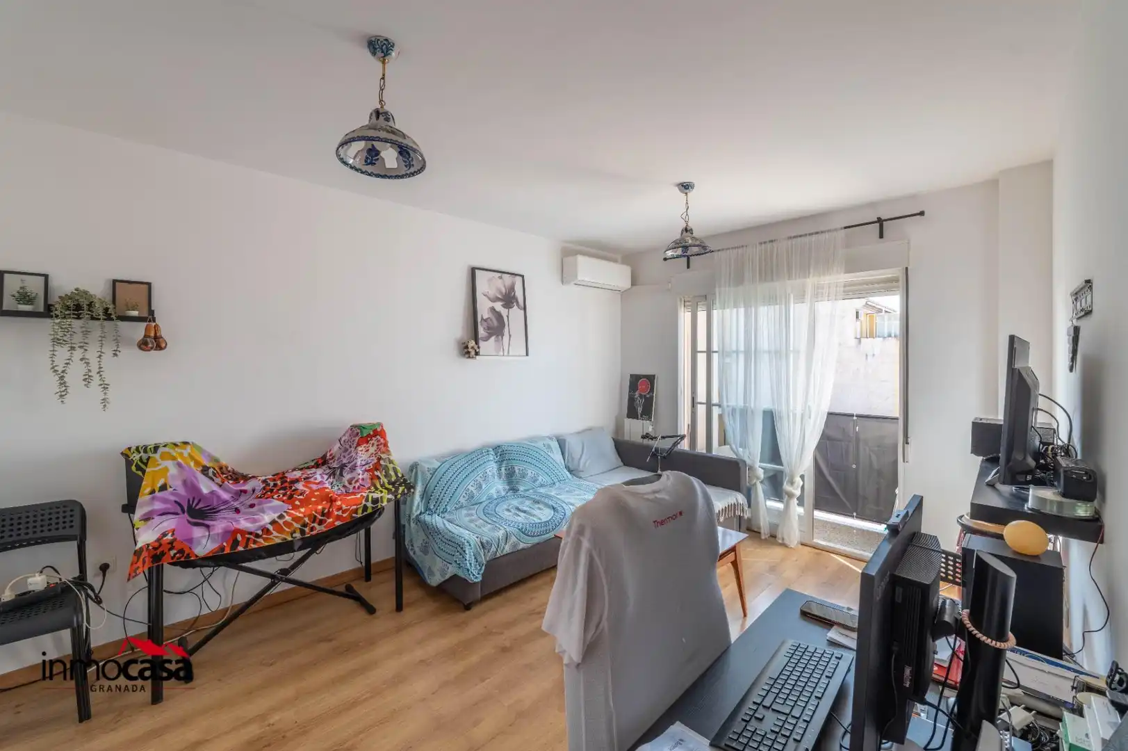 Living room of Flat for sale in La Zubia  with Air Conditioner, Terrace and Balcony