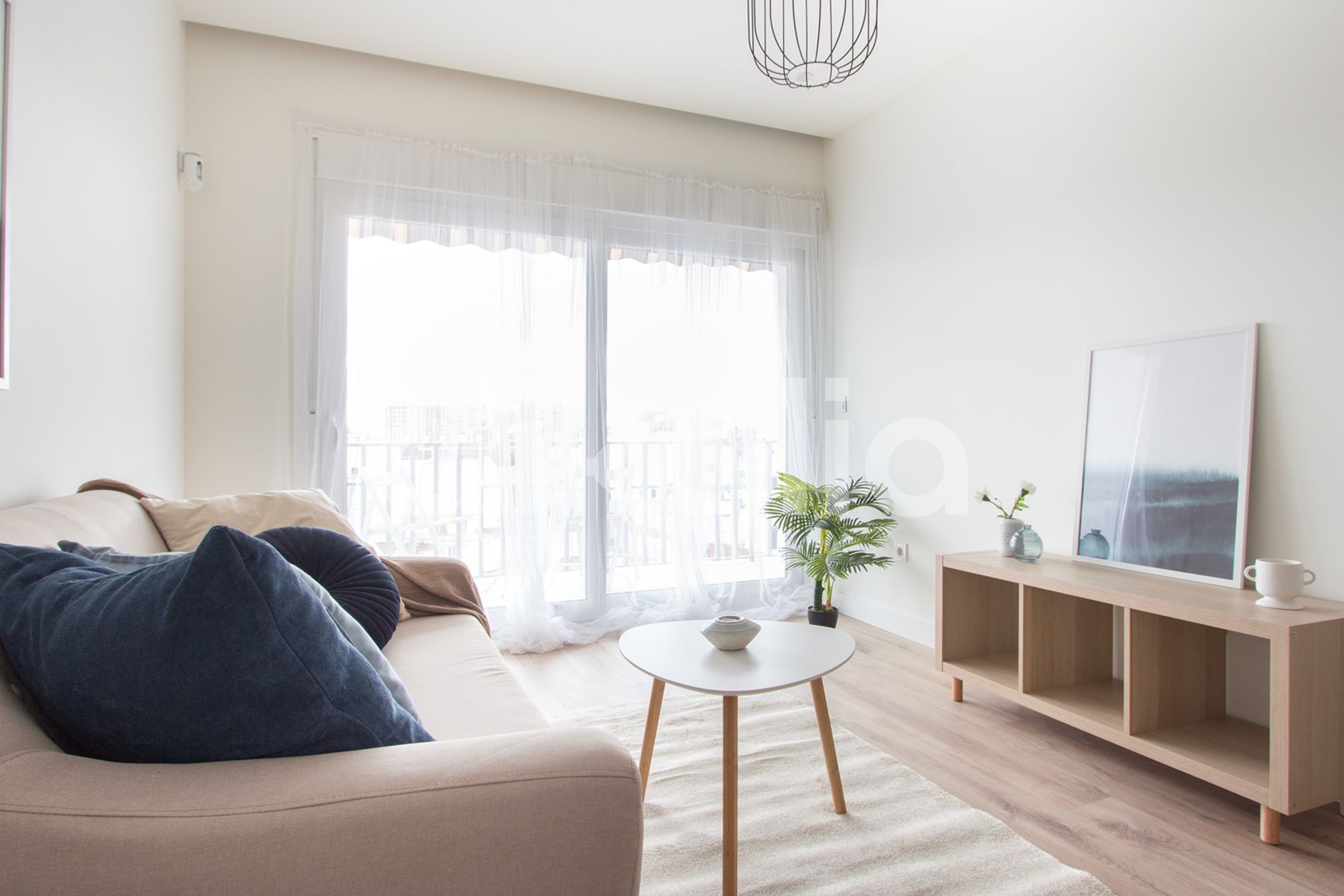 Sala d'estar de Pis en venda en  Sevilla Capital amb Aire condicionat i Terrassa