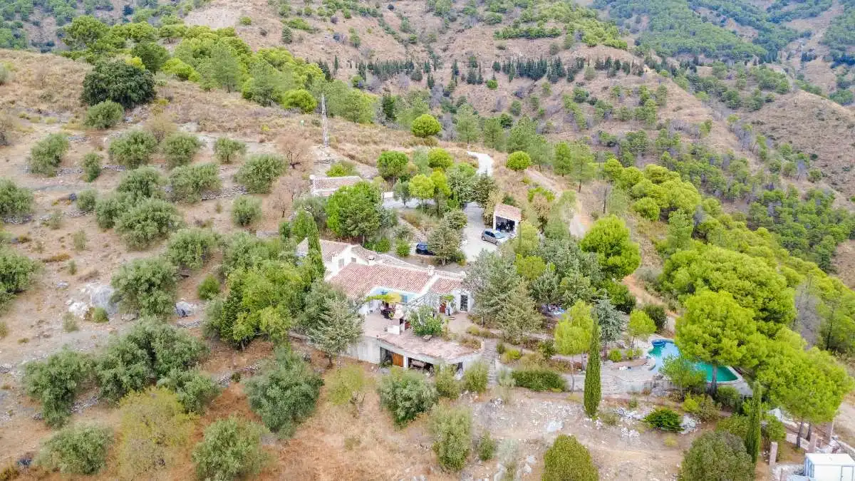 Exterior view of Houses for sale in Canillas de Albaida  with Air Conditioner, Private garden and Terrace