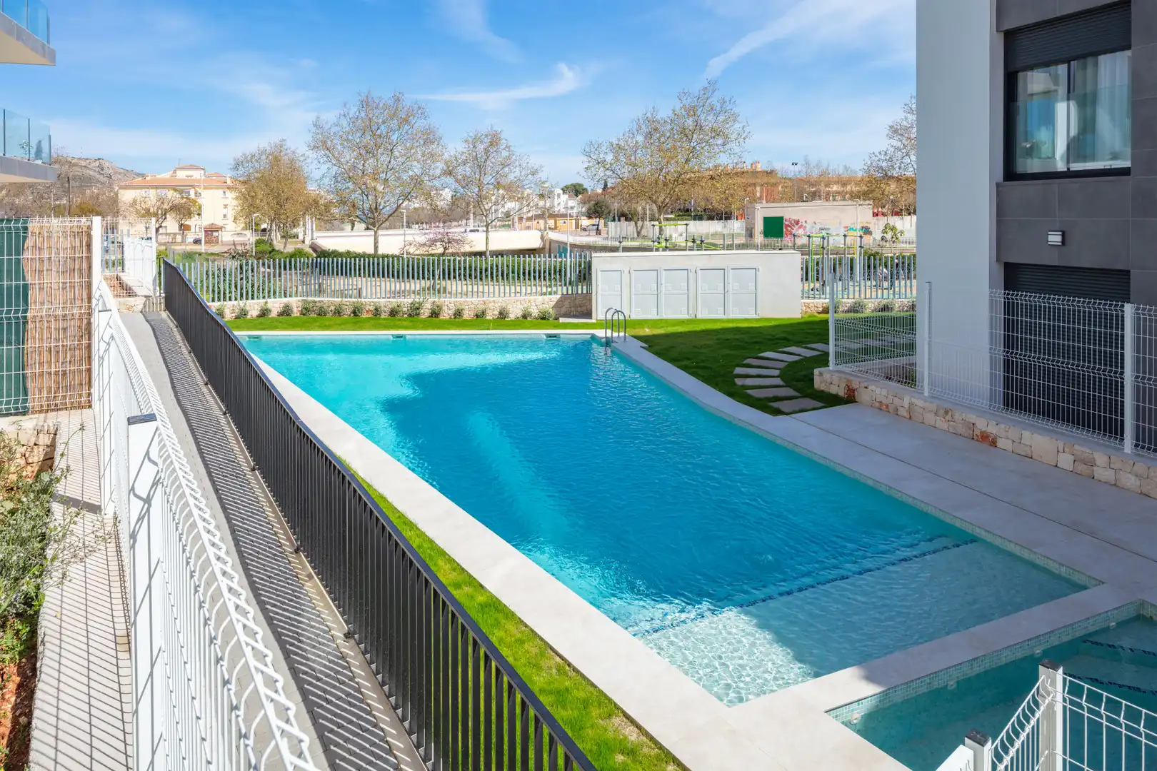 Piscina de Apartamento en venta en Jávea / Xàbia con Aire acondicionado, Jardín privado y Terraza