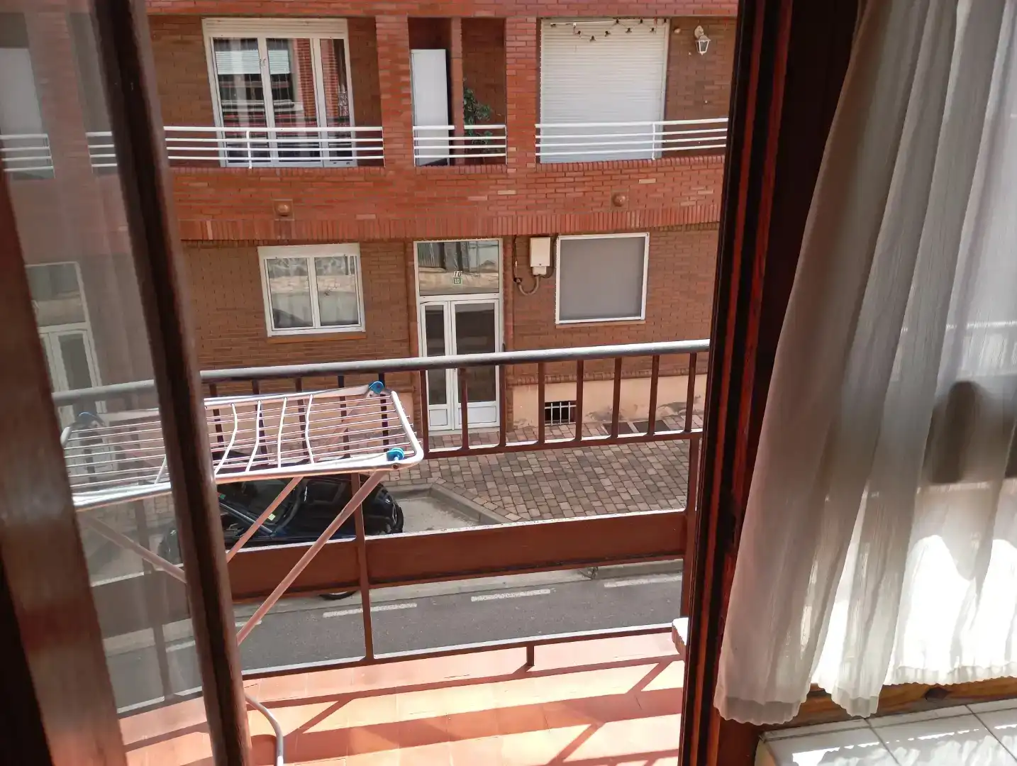 Terrasse von Wohnung zur Miete in Benavides mit Waschmaschine, Mikrowelle und Fernseher