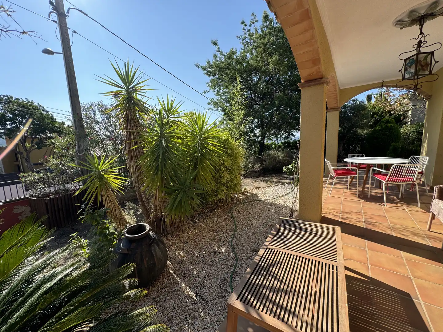 Terrassa de Casa o xalet en venda en Santa Cristina d'Aro amb Calefacció, Jardí privat i Terrassa