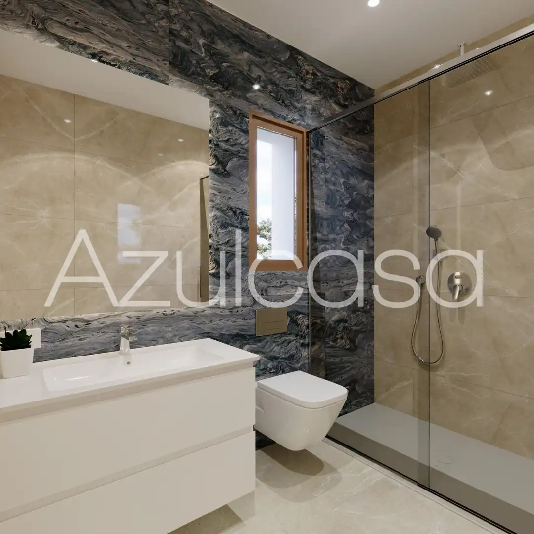 Baño de Casa o chalet en venta en Elche / Elx con Aire acondicionado, Jardín privado y Terraza