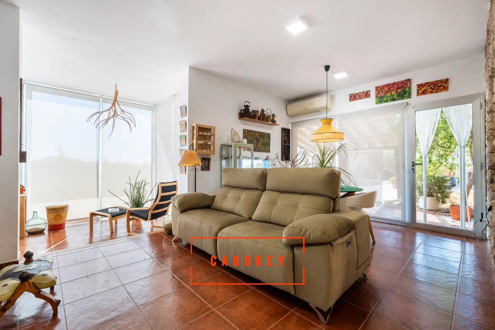 Sala de estar de Casa o chalet en venta en Carboneras con Aire acondicionado, Calefacción y Jardín privado