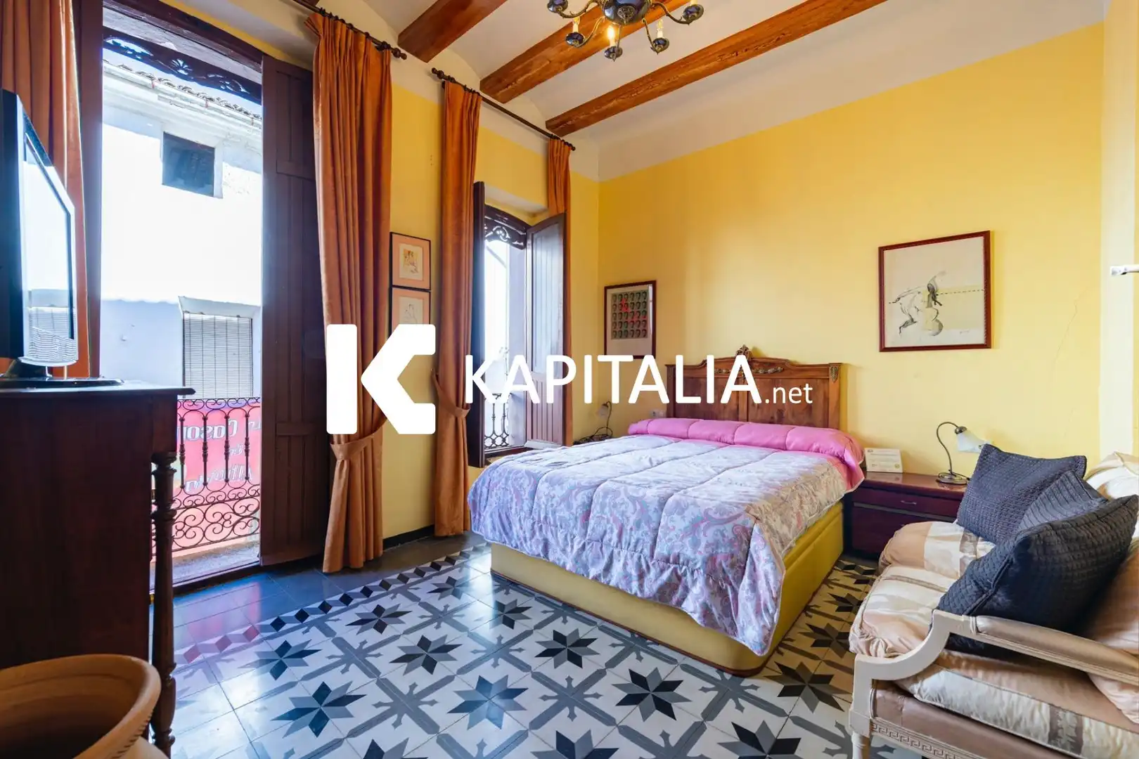 Habitación de Finca rústica en venta en Ontinyent con Aire acondicionado, Jardín privado y Balcón