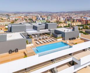 Swimming pool of Flat for sale in Málaga Capital  with Air Conditioner, Heating and Terrace