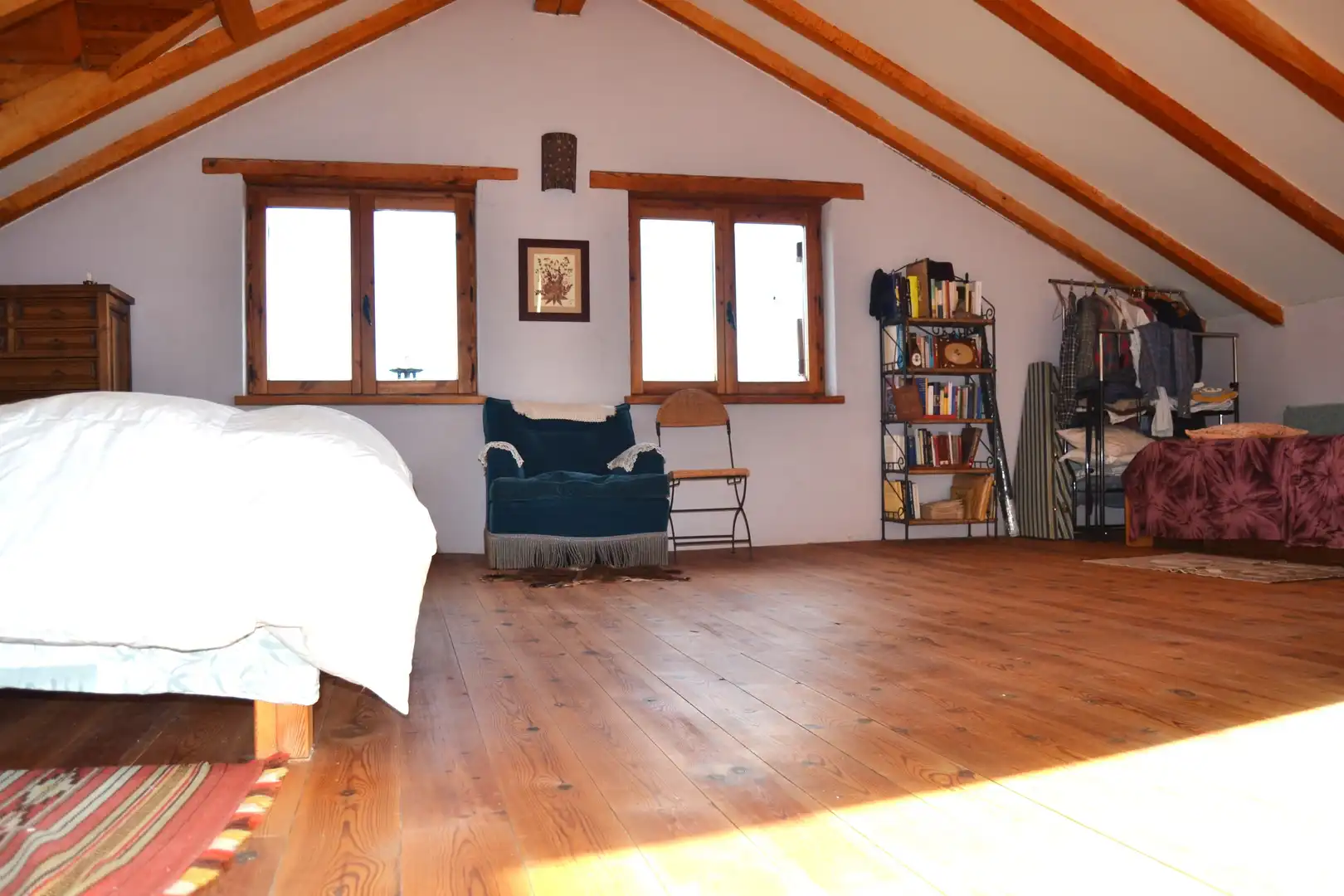 Schlafzimmer von Haus oder Chalet zum Verkauf in Aisa mit Heizung und Privatgarten