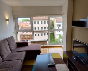Living room of Flat to rent in Santiago de Compostela   with Heating, Storage room and Furnished