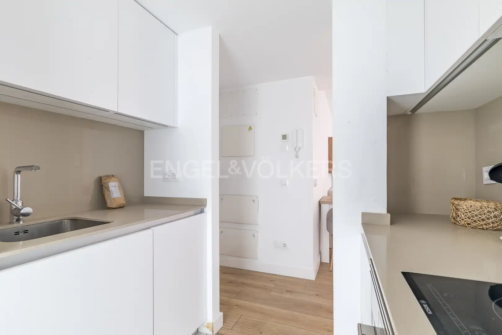 Cocina de Apartamento de alquiler en Madrid con Aire acondicionado, Calefacción y Terraza