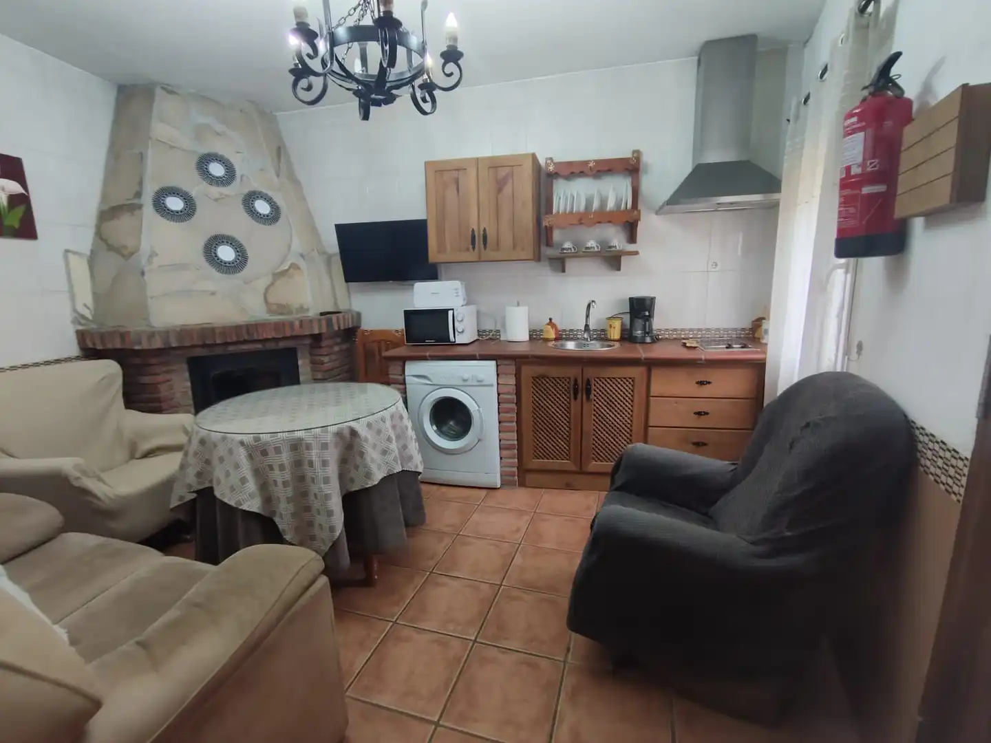 Kitchen of Country homes for sale in Guadix  with Furnished, Oven and Washing machine