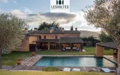 Vista exterior de Casa o xalet en venda en Santa Cristina d'Aro amb Aire condicionat, Calefacció i Jardí privat