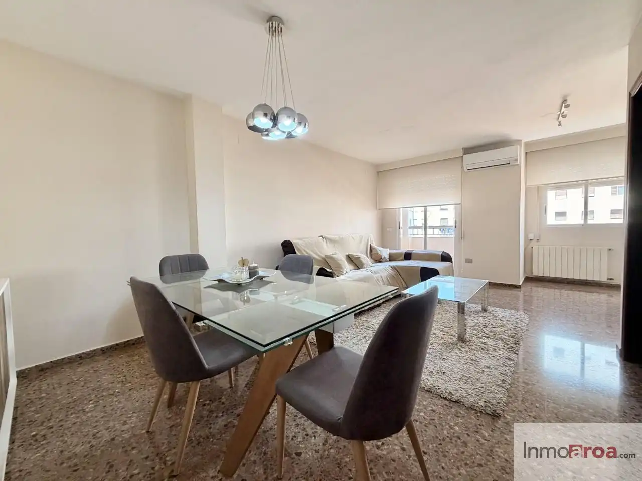 Dining room of Duplexes for rent in Castellón de la Plana / Castelló de la Plana  with Air Conditioner, Heating and Terrace