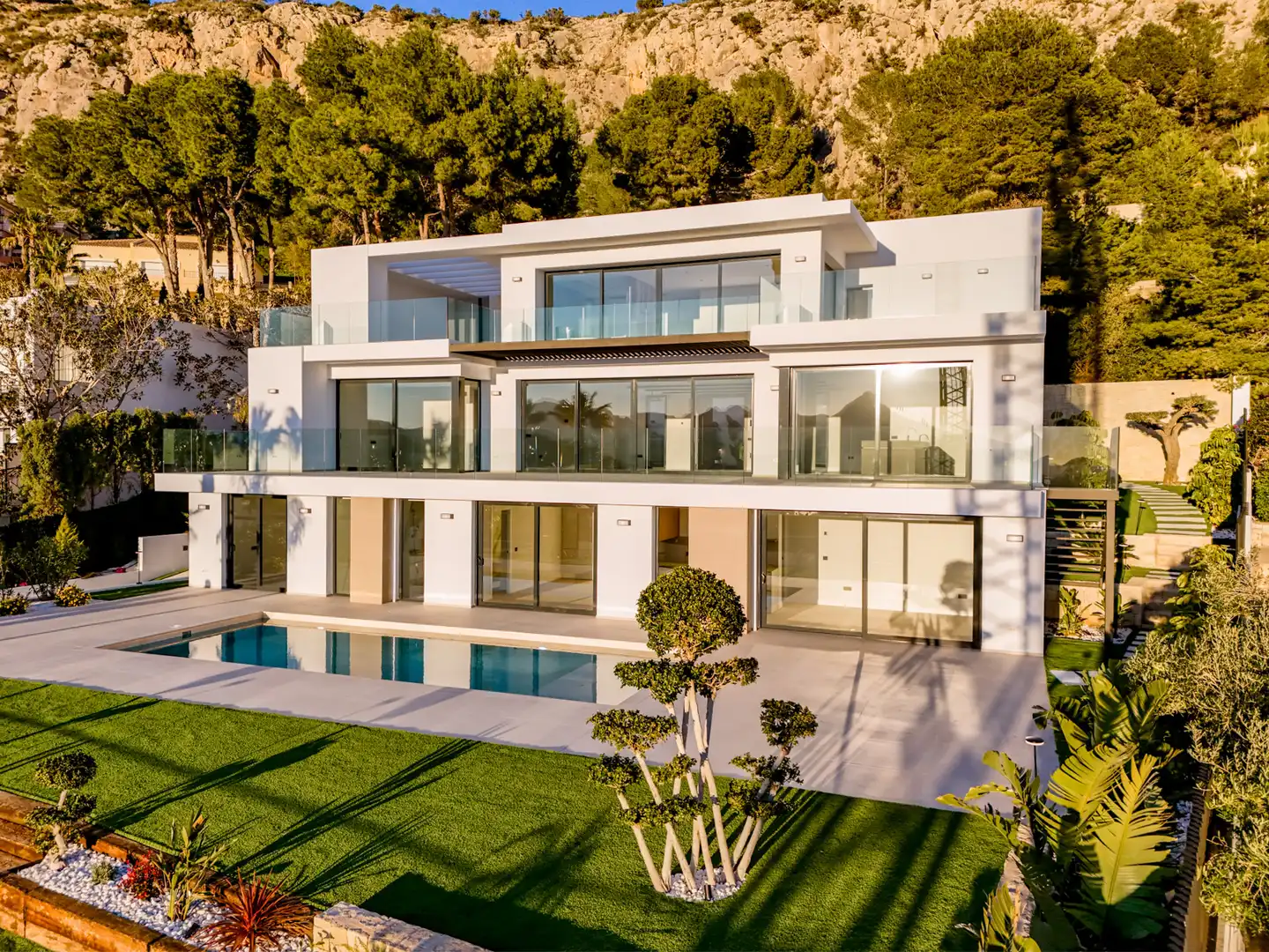 Vista exterior de Casa o chalet en venta en Altea con Aire acondicionado, Calefacción y Jardín privado