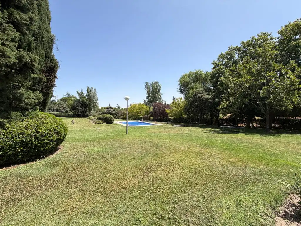 Jardín de Casa adosada de alquiler en Boadilla del Monte