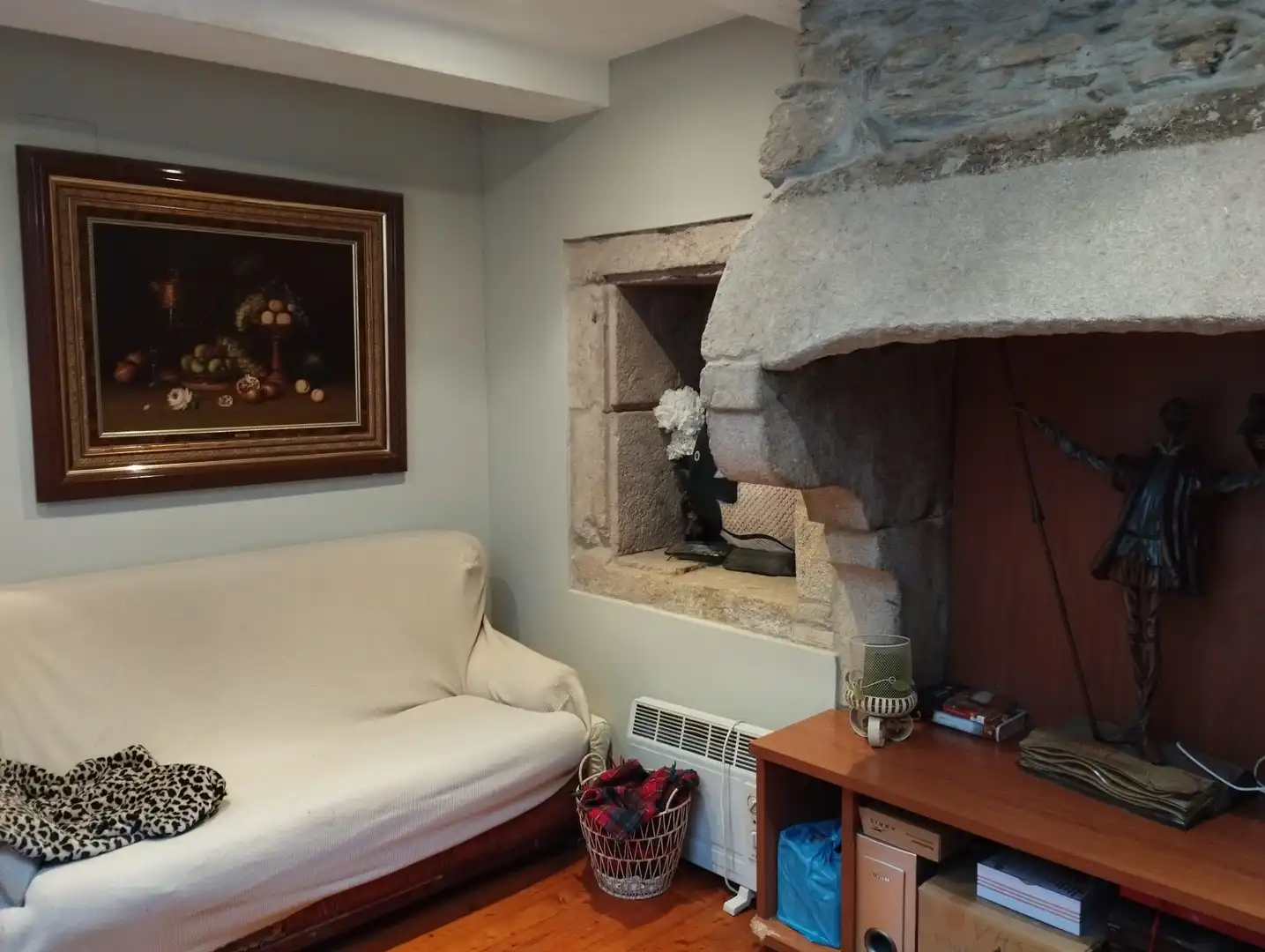 Sala de estar de Casa adosada en venta en Santiago de Compostela  con Calefacción y Terraza