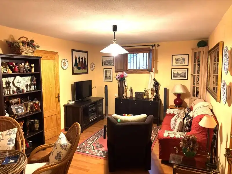 Living room of Houses for sale in Miraflores de la Sierra  with Air Conditioner, Heating and Terrace