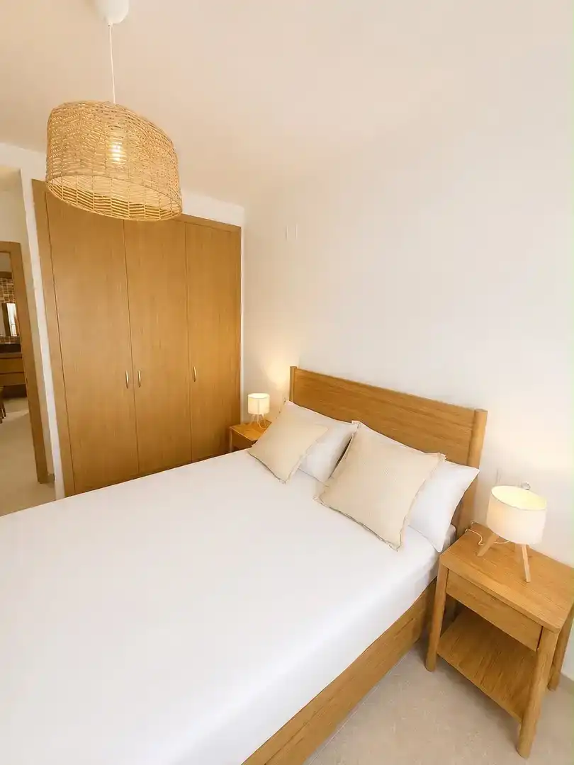 Schlafzimmer von Einfamilien-Reihenhaus zur Miete in Almazora / Almassora mit Klimaanlage und Möbliert