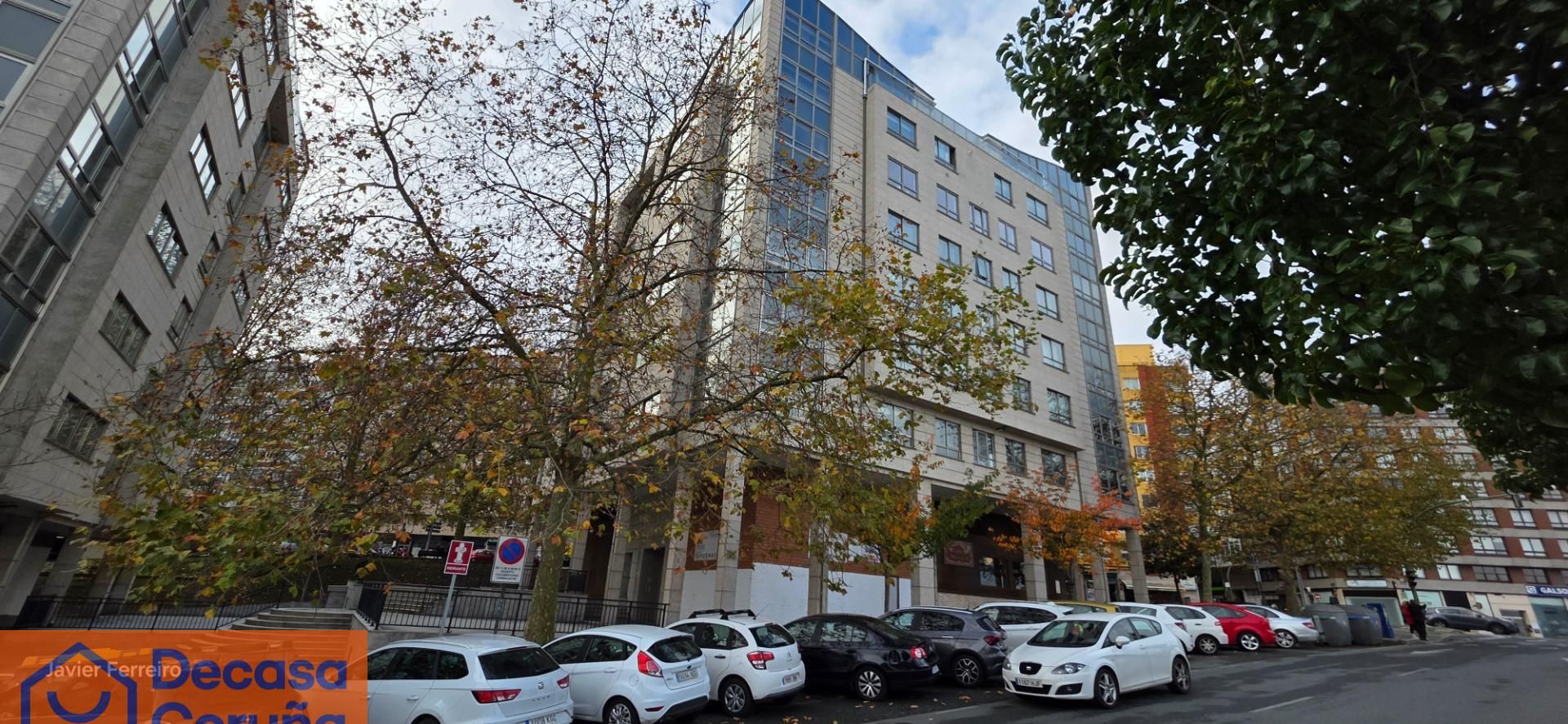 Vista exterior de Pis de lloguer en A Coruña Capital  amb Calefacció, Parquet i Terrassa