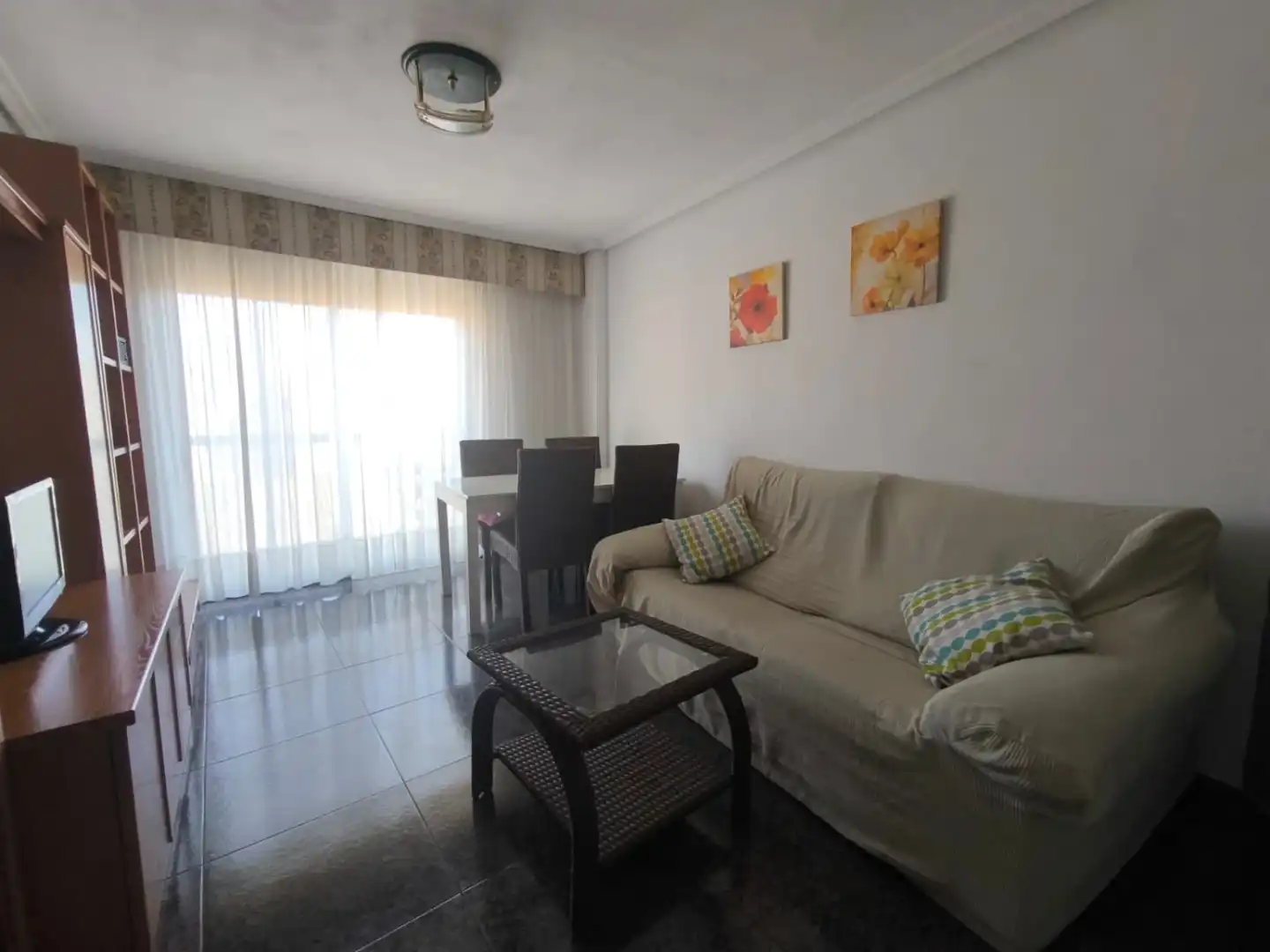 Living room of Flat for sale in Murcia  with Air Conditioner, Heating and Storage room