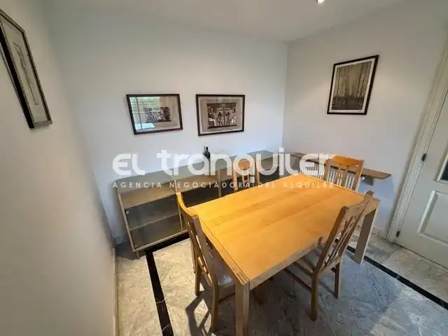 Dining room of Flat for rent in Madrid  with Air Conditioner, Parquet flooring and Swimming Pool