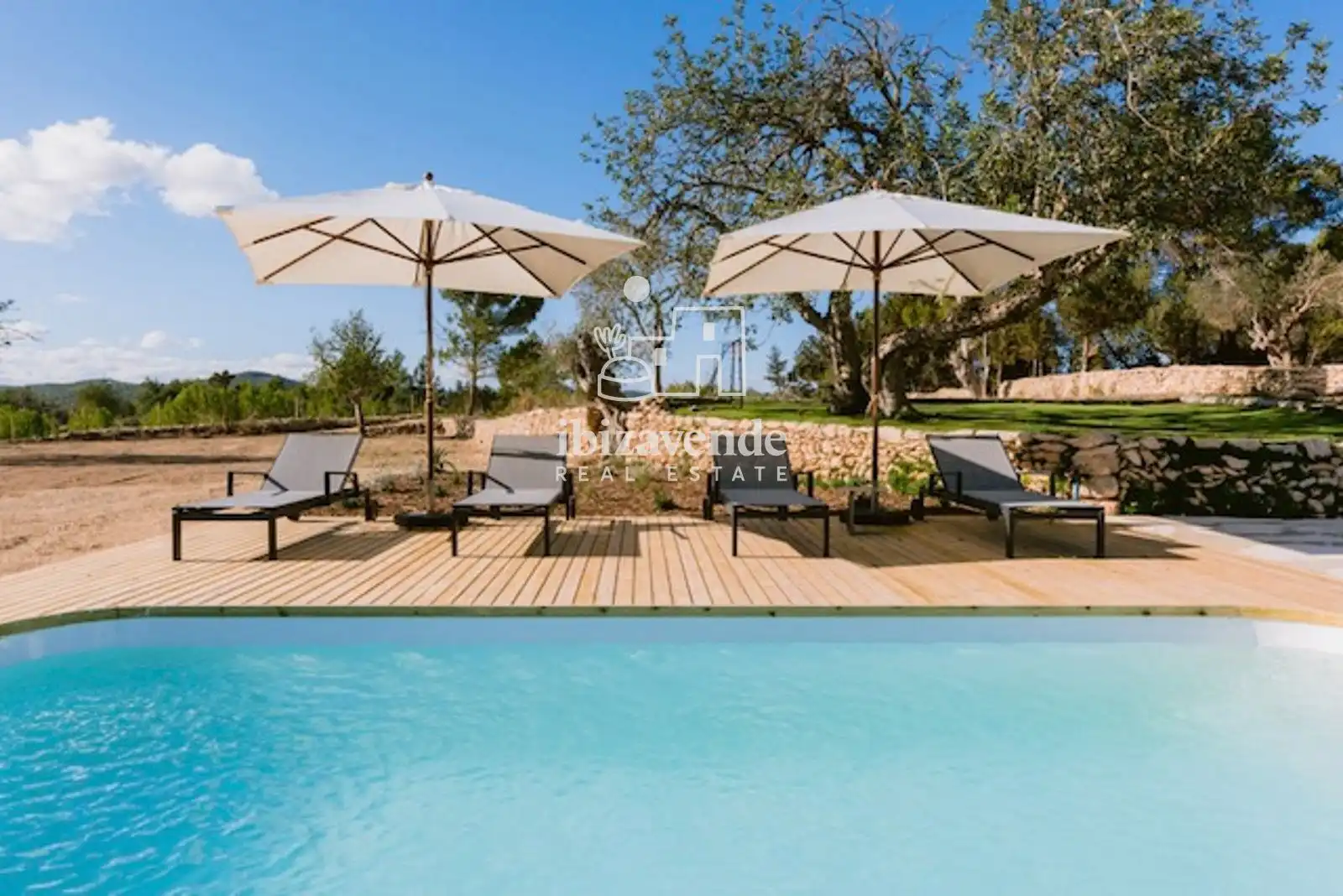 Jardín de Casa o chalet de alquiler en Sant Joan de Labritja con Aire acondicionado, Calefacción y Jardín privado