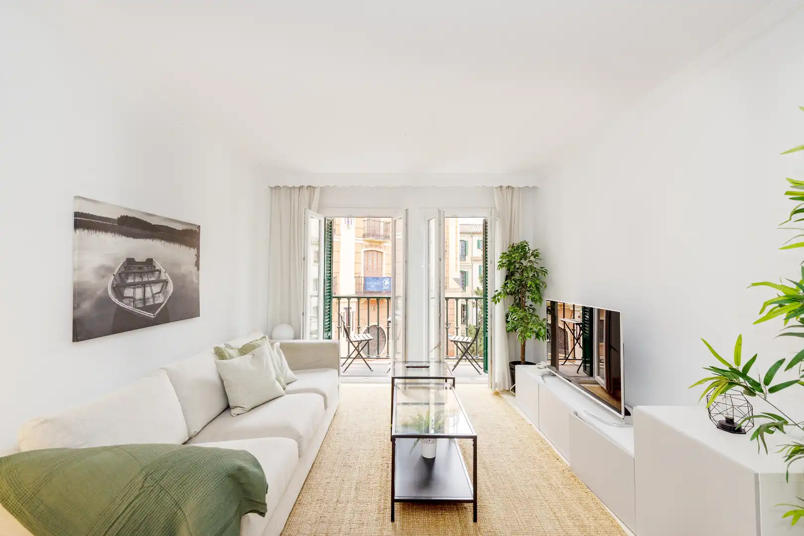 Sala de estar de Piso en venta en Málaga con Aire acondicionado, Amueblado y Balcón