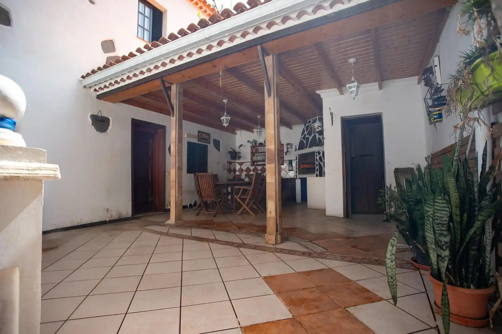 Terrassa de Casa adosada en venda en El Sauzal amb Terrassa, Traster i Balcó