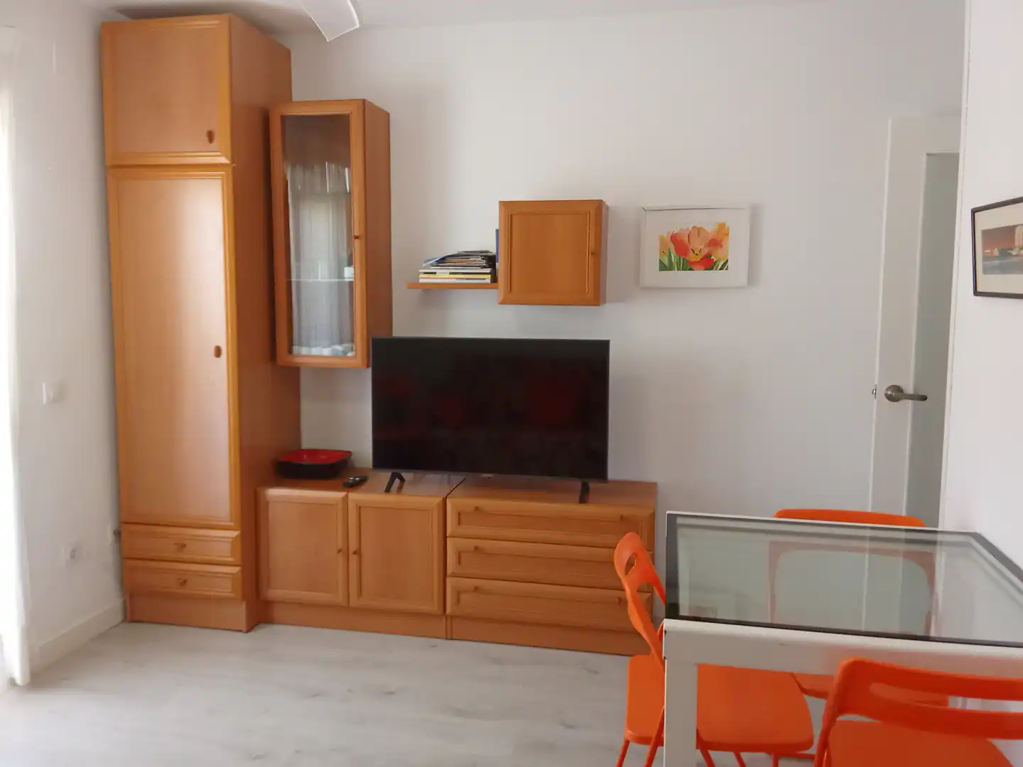 Sala de estar de Apartamento en venta en Peñíscola / Peníscola con Amueblado, Lavadora y TV