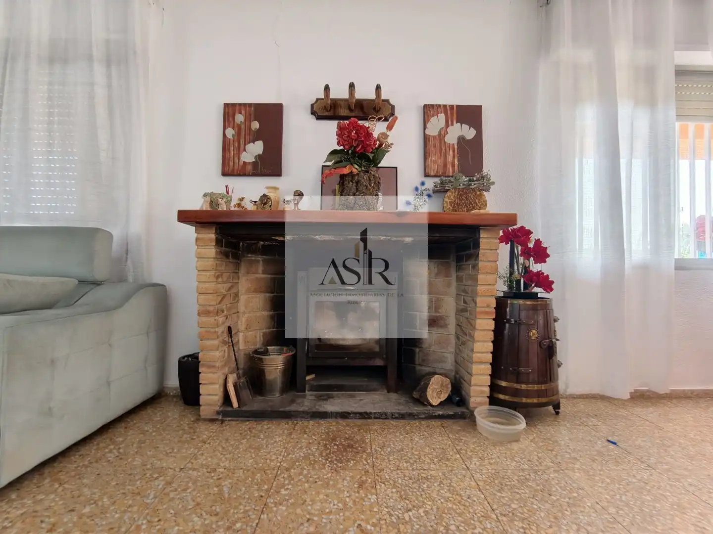 Sala de estar de Casa o chalet en venta en Manuel con Terraza, Trastero y Piscina