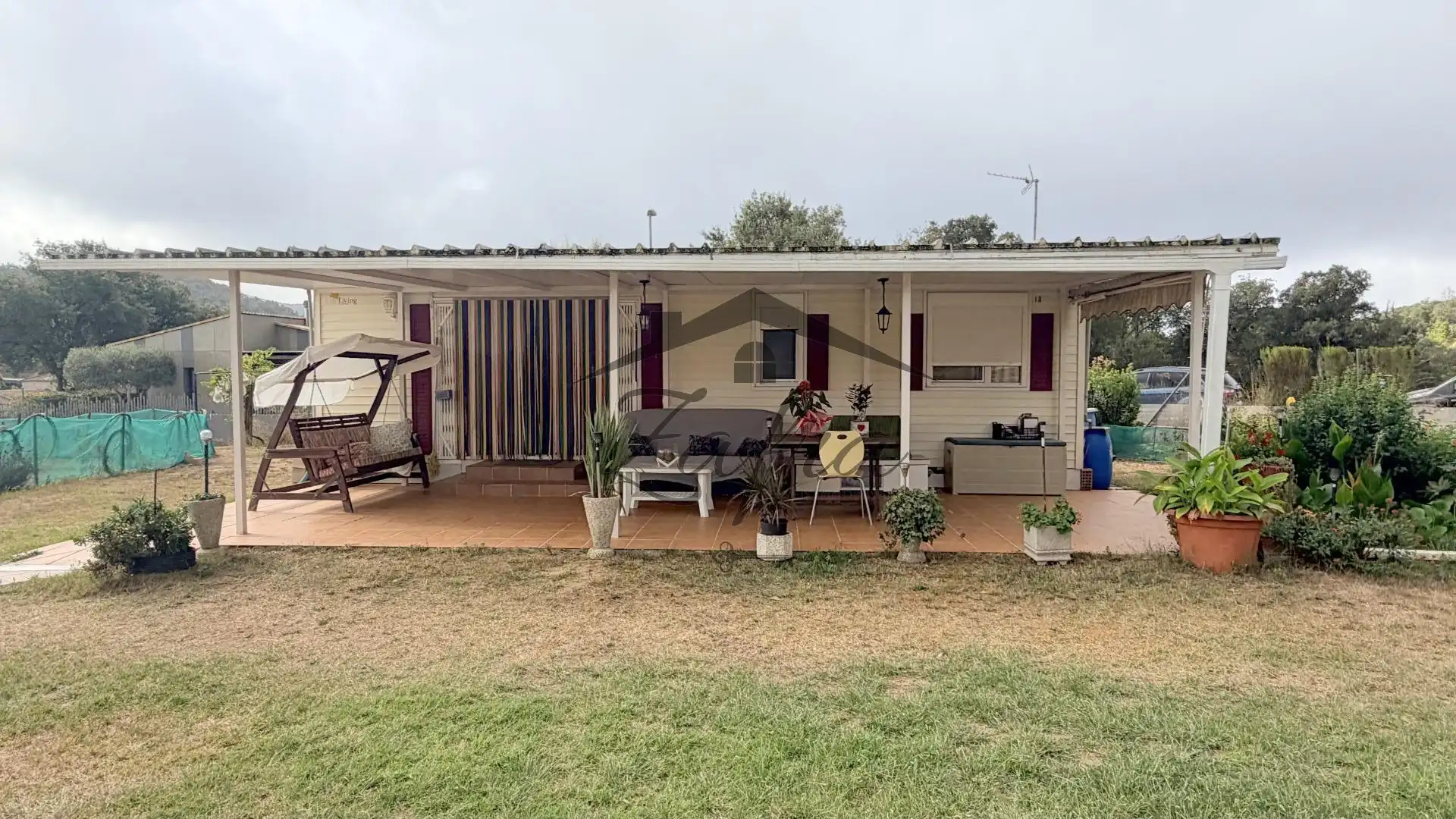 Vista exterior de Casa o xalet en venda en Llagostera amb Calefacció i Jardí privat