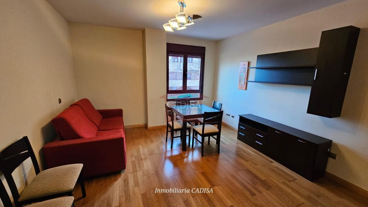 Sala d'estar de Estudi de lloguer en Salamanca Capital amb Calefacció i Moblat