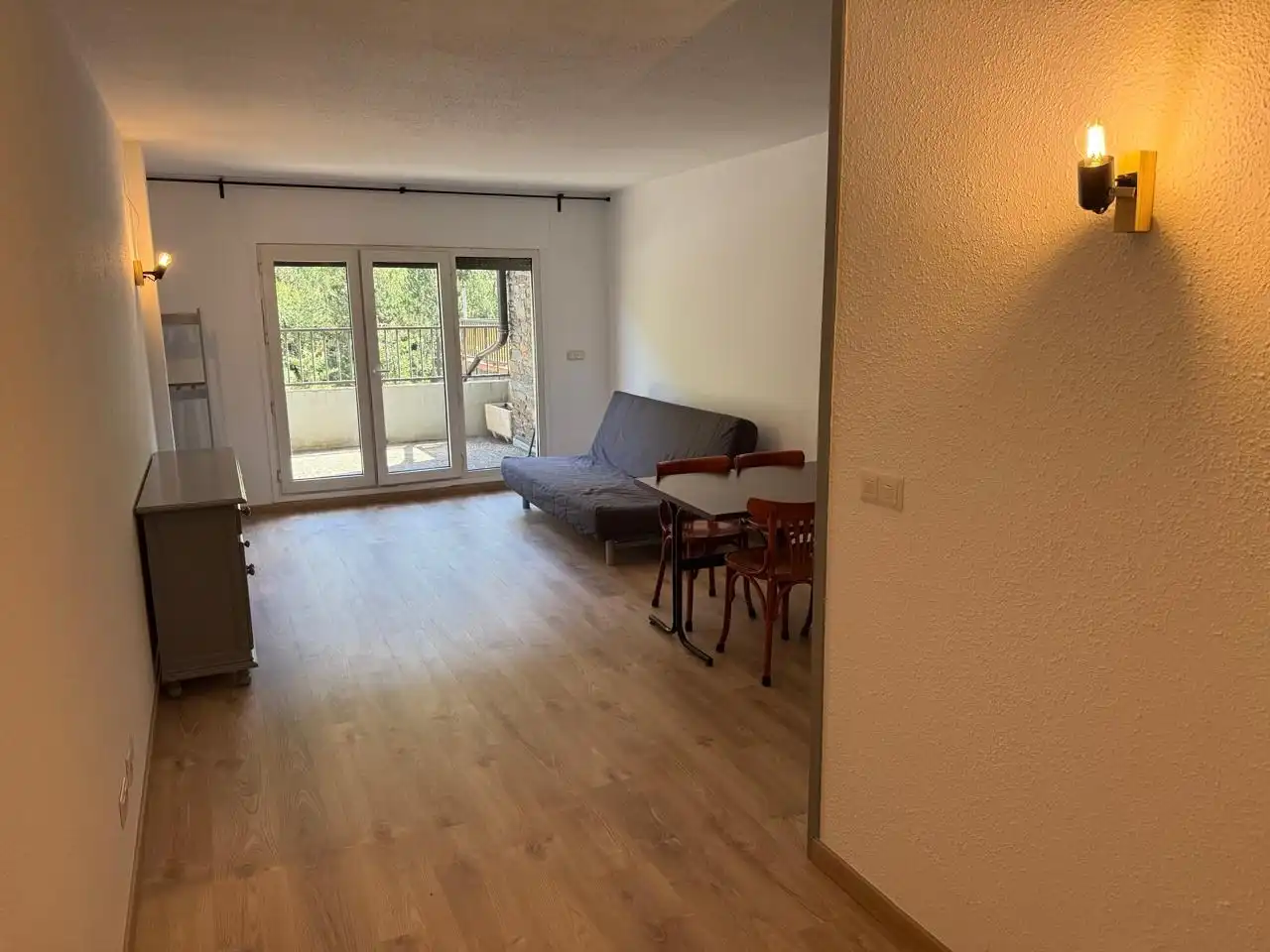 Sala de estar de Estudio de alquiler en Canillo con Calefacción, Terraza y Amueblado