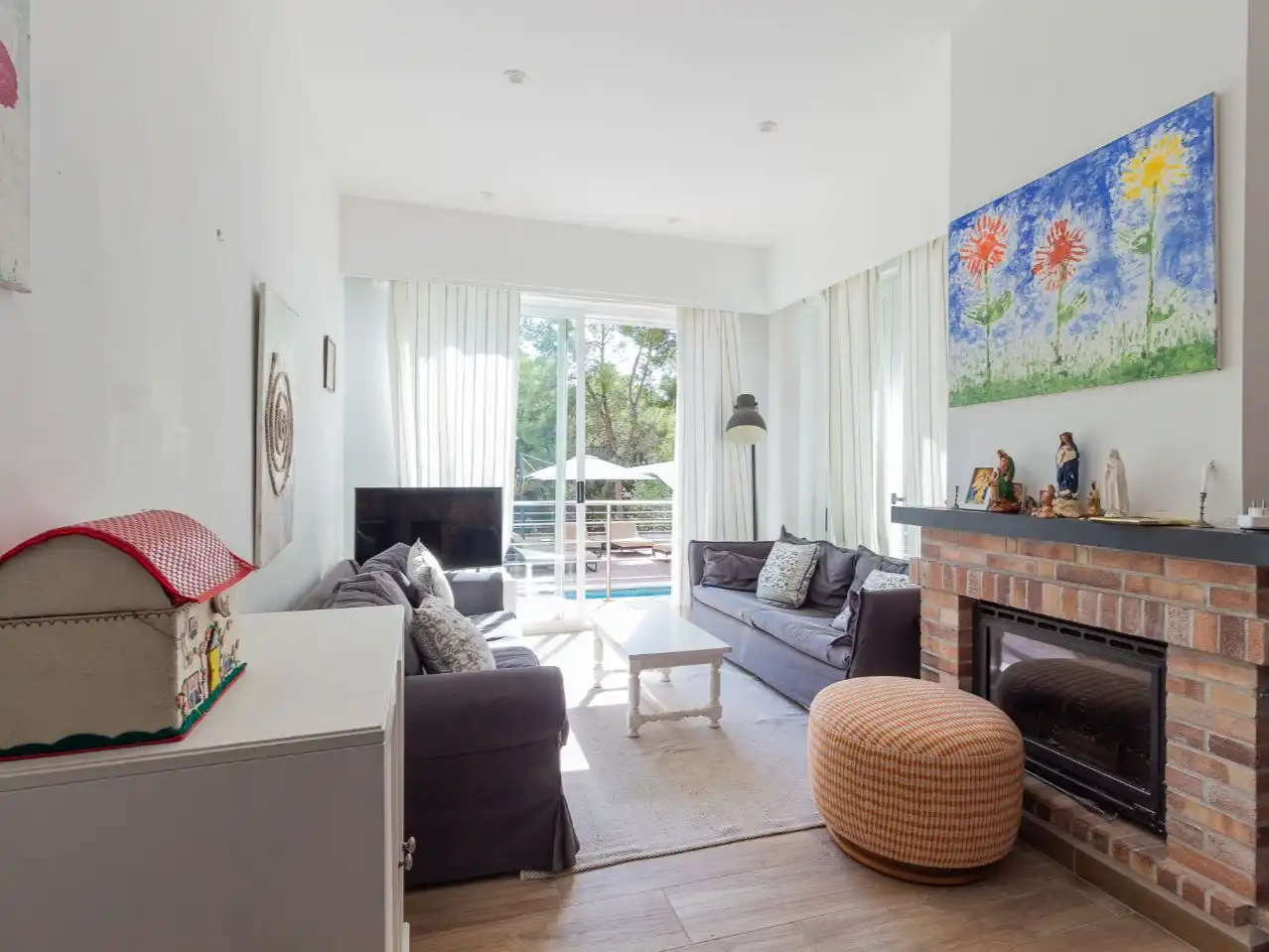 Living room of Houses for sale in Calvià  with Air Conditioner, Terrace and Swimming Pool
