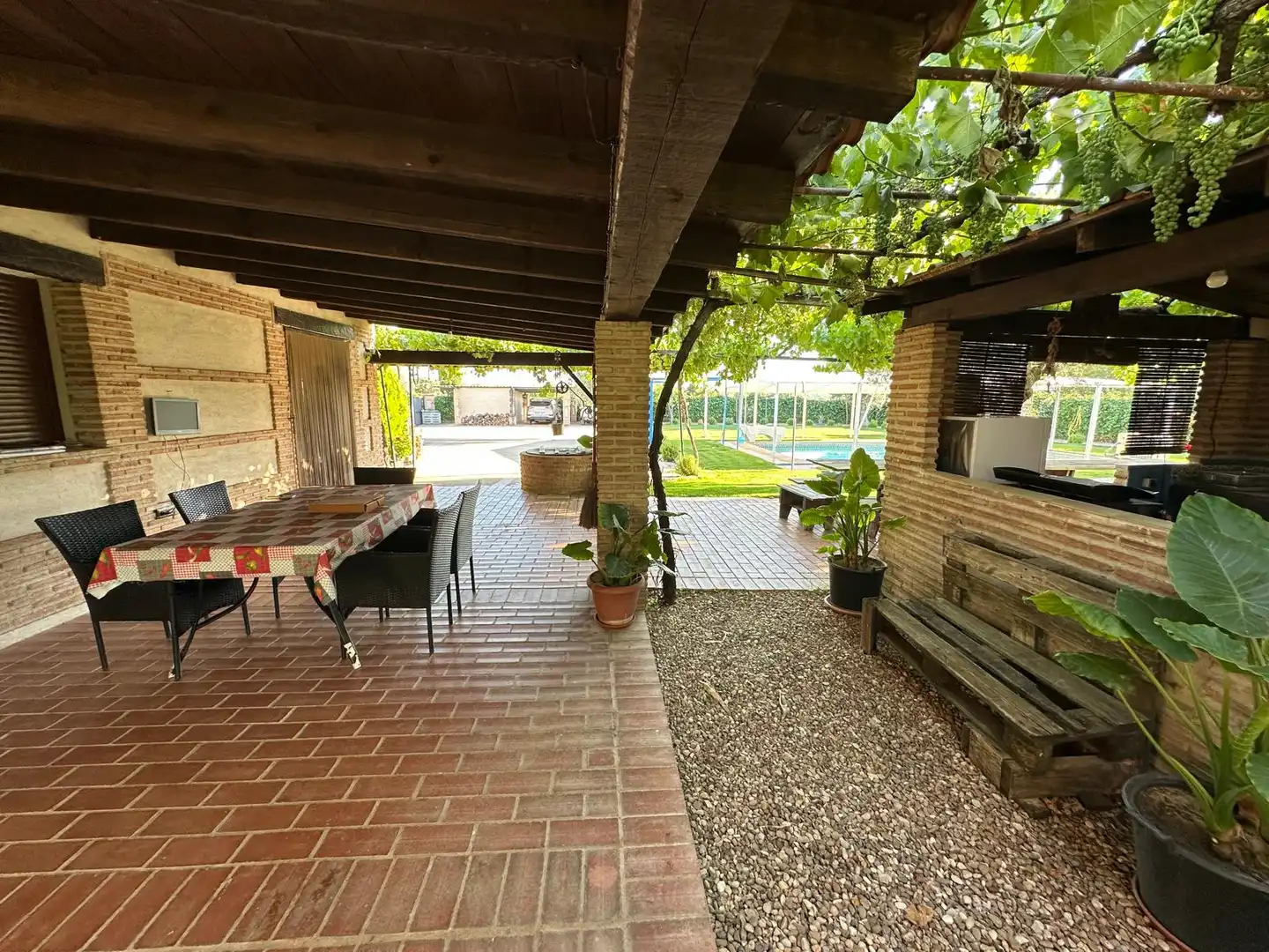 Terraza de Casa o chalet en venta en Montearagón con Aire acondicionado, Calefacción y Jardín privado