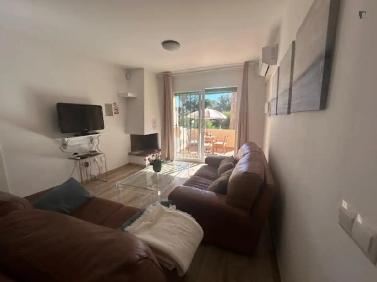 Sala d'estar de Casa o xalet de lloguer en Mijas amb Moblat, Forn i Es permeten mascotes