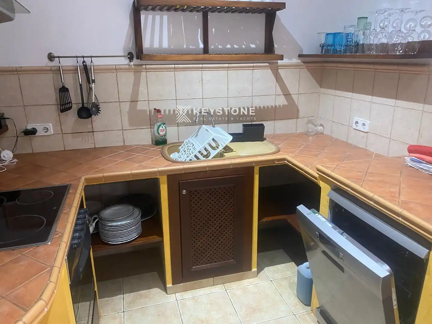 Cocina de Casa o chalet de alquiler en Son Servera con Jardín privado y Piscina
