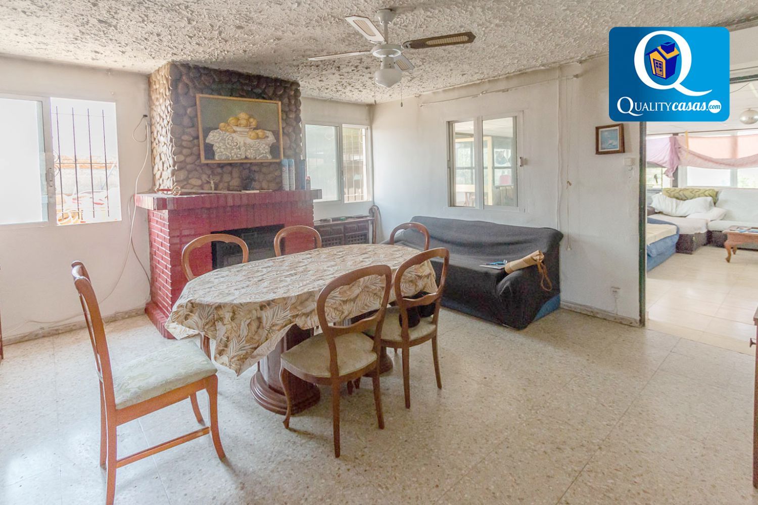 Dining room of House or chalet for sale in Alicante / Alacant  with Air Conditioner, Terrace and Storage room