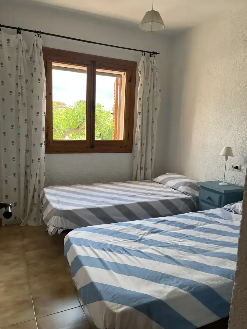 Bedroom of Flat for rent in Els Poblets  with Air Conditioner, Private garden and Storage room