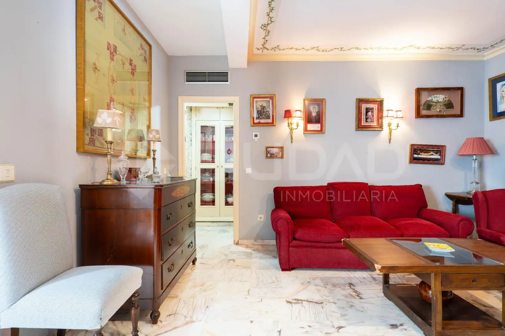 Sala de estar de Piso en venta en Sevilla