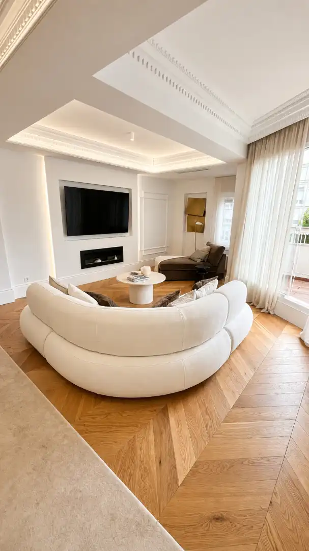 Sala de estar de Piso en venta en Madrid con Aire acondicionado, Calefacción y Parquet