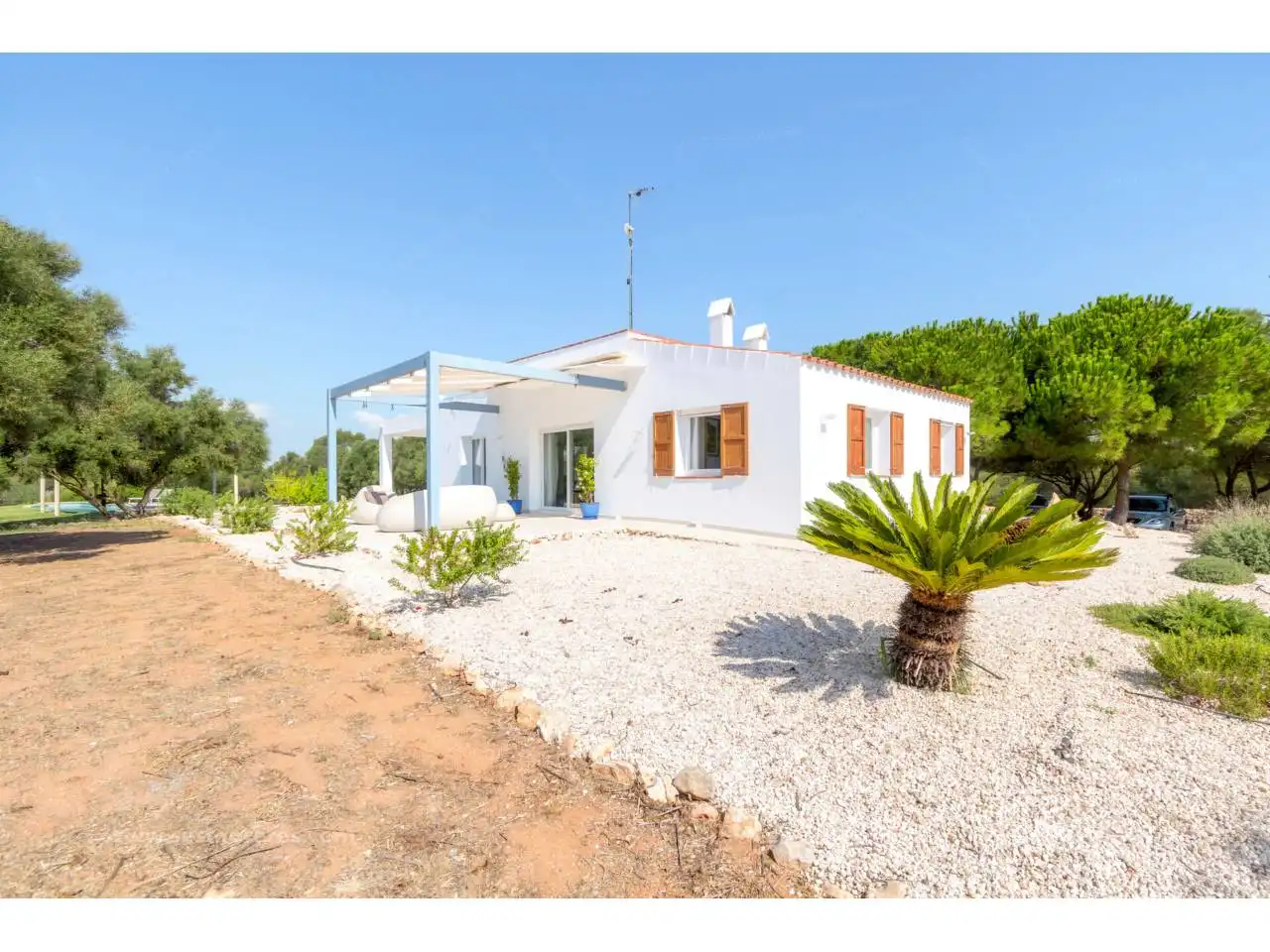 Vista exterior de Finca rústica en venda en Ciutadella de Menorca amb Calefacció, Jardí privat i Terrassa