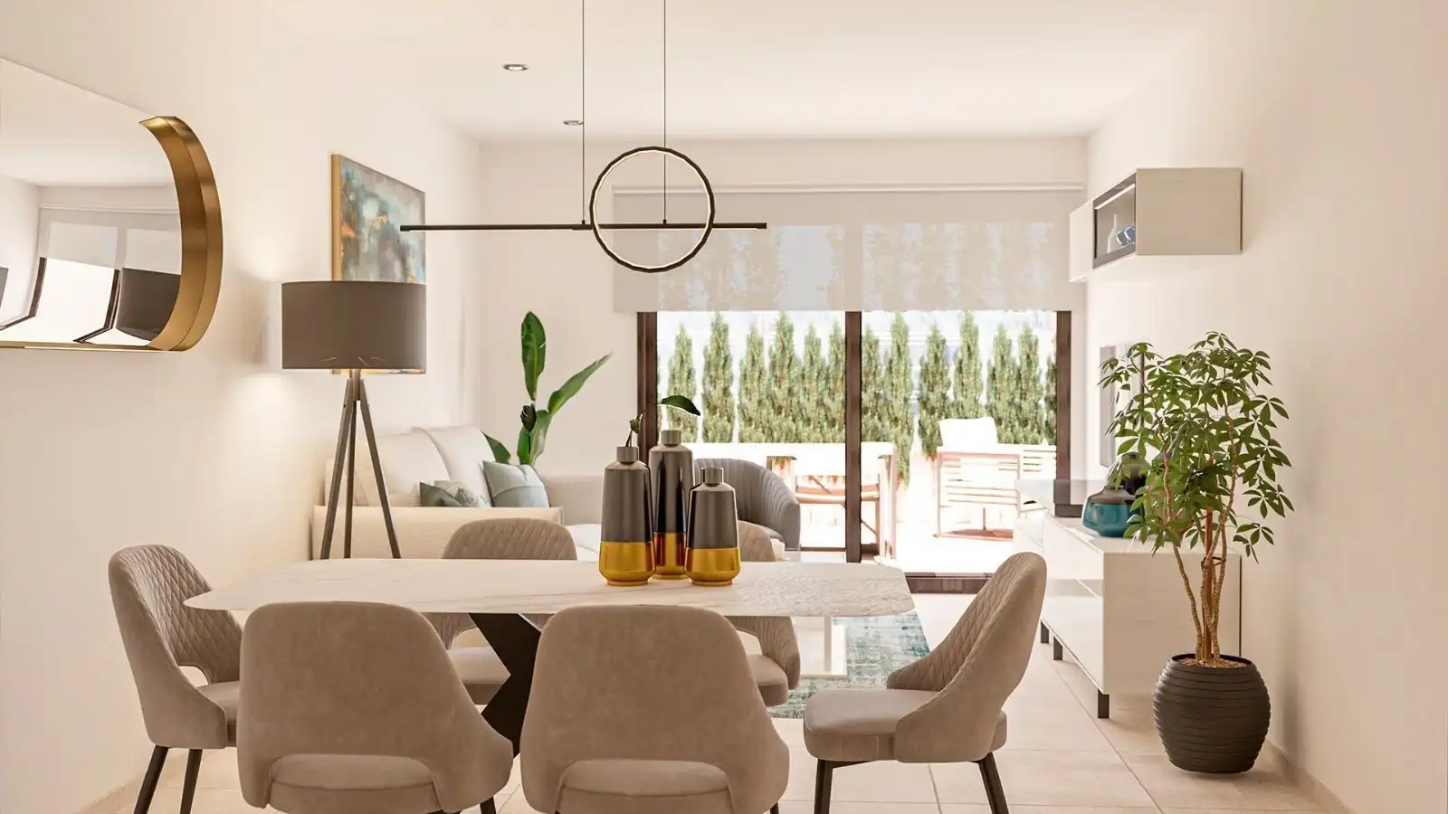 Comedor de Piso en venta en Pulpí con Terraza, Piscina y Piscina comunitaria