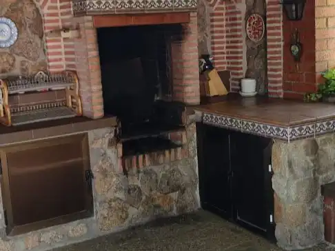 Cuina de Casa o xalet en venda en Cardiel de los Montes amb Aire condicionat, Terrassa i Piscina