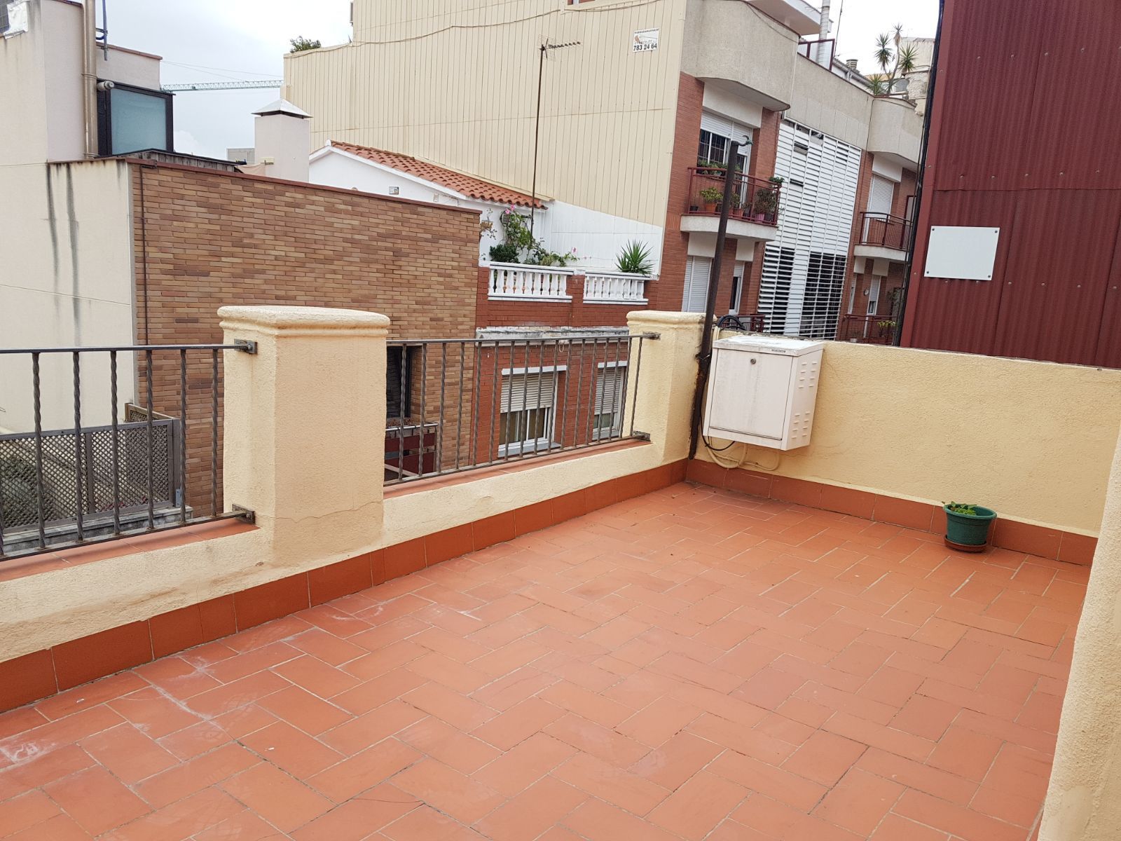Terrace of Flat to rent in  Barcelona Capital  with Parquet flooring, Terrace and Furnished