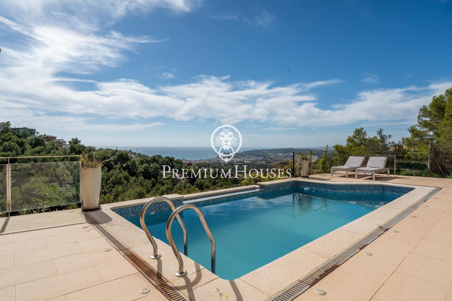 Piscina de Casa o xalet en venda en Sitges amb Calefacció, Parquet i Piscina