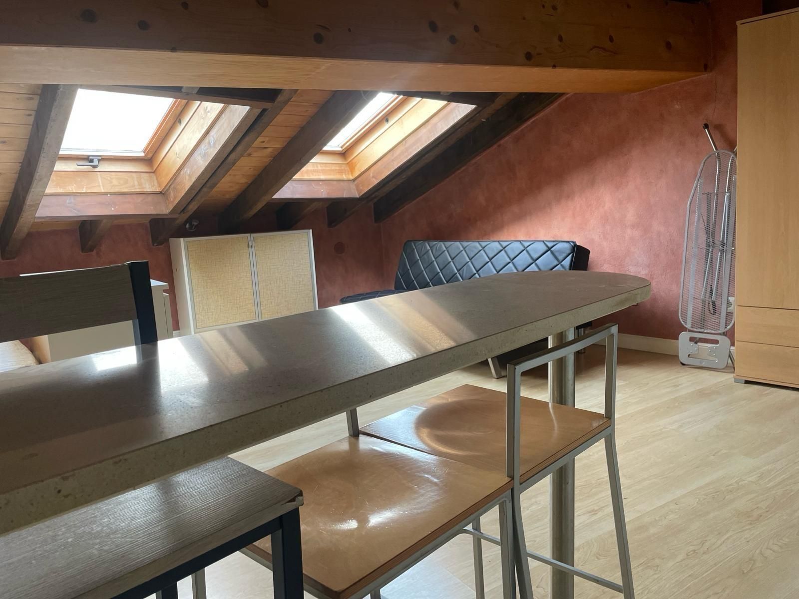 Balcony of Study to rent in  Pamplona / Iruña  with Parquet flooring